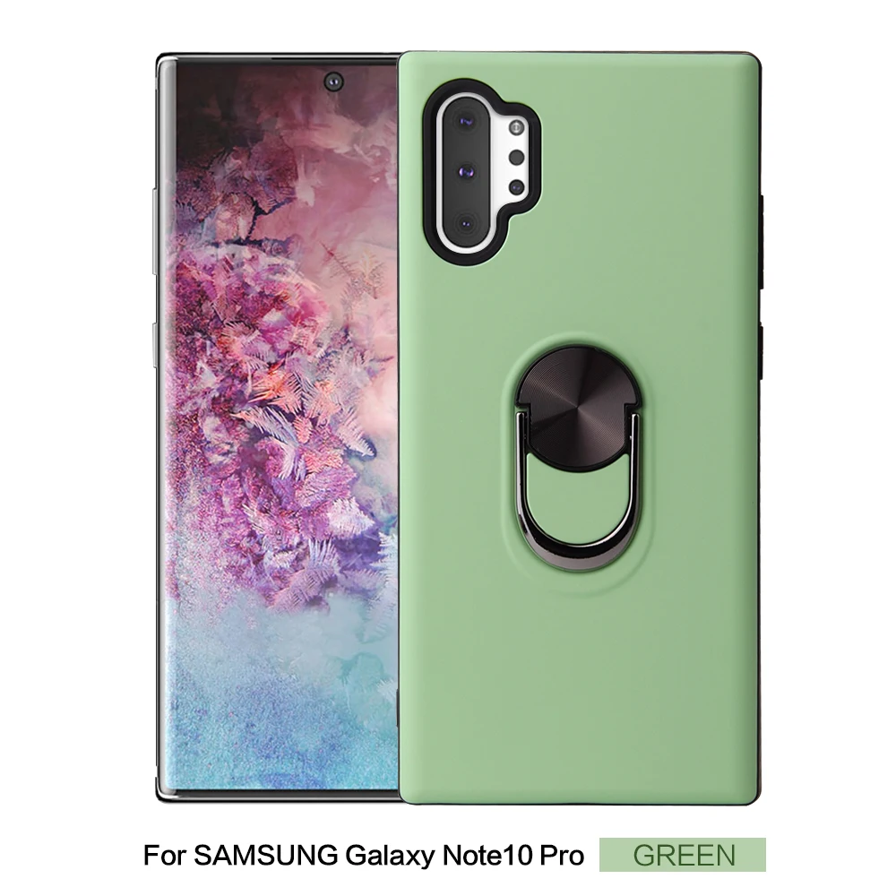 Броня чехол для телефона samsung Galaxy Note 10 Pro S10 Plus E 9 8 подставка держатель