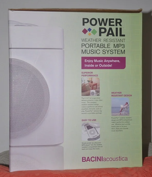 stock clearance of Bacini Acoustica Max Wave Power Pail Portable MP3 Speaker Music System|speaker yamaha|clearance necklacesspeaker headphone |