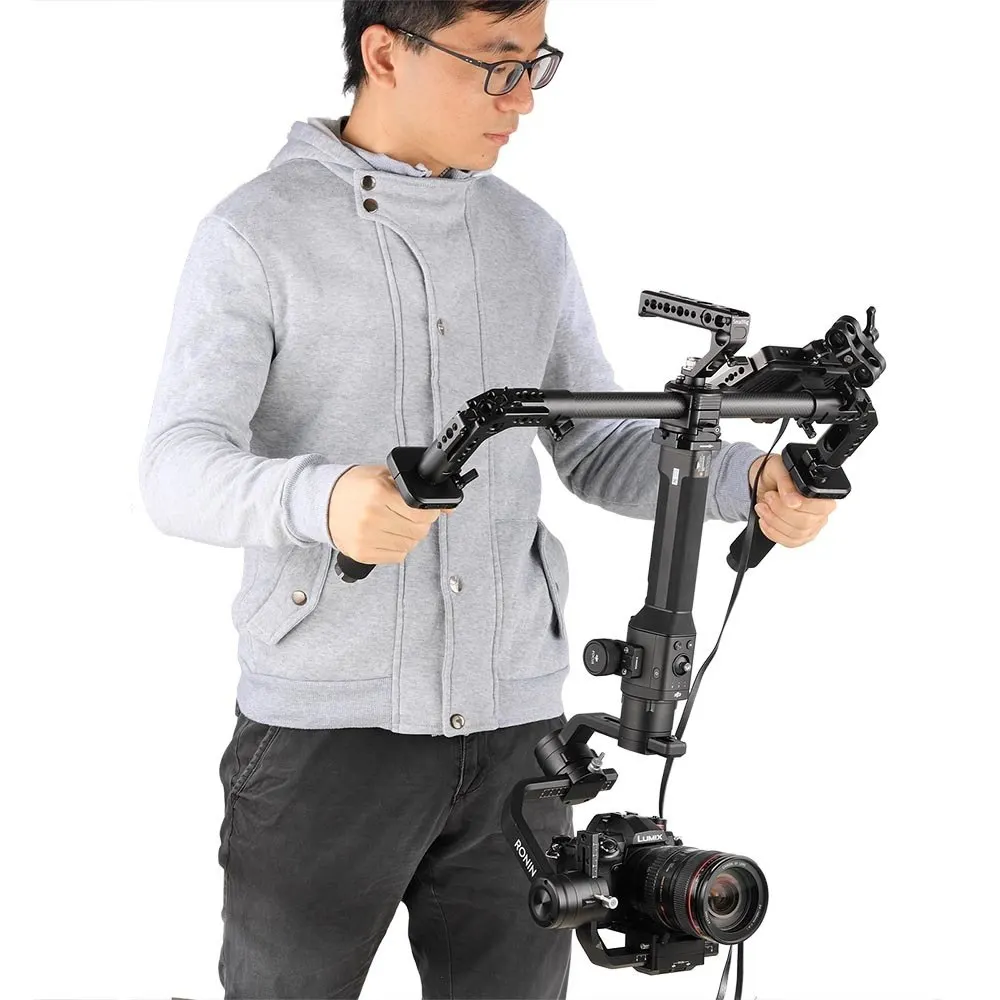 Двойная Рукоятка SmallRig с 25 мм стержневым зажимом НАТО рельсы для DJI Ronin S/Zhiyun Crane Series