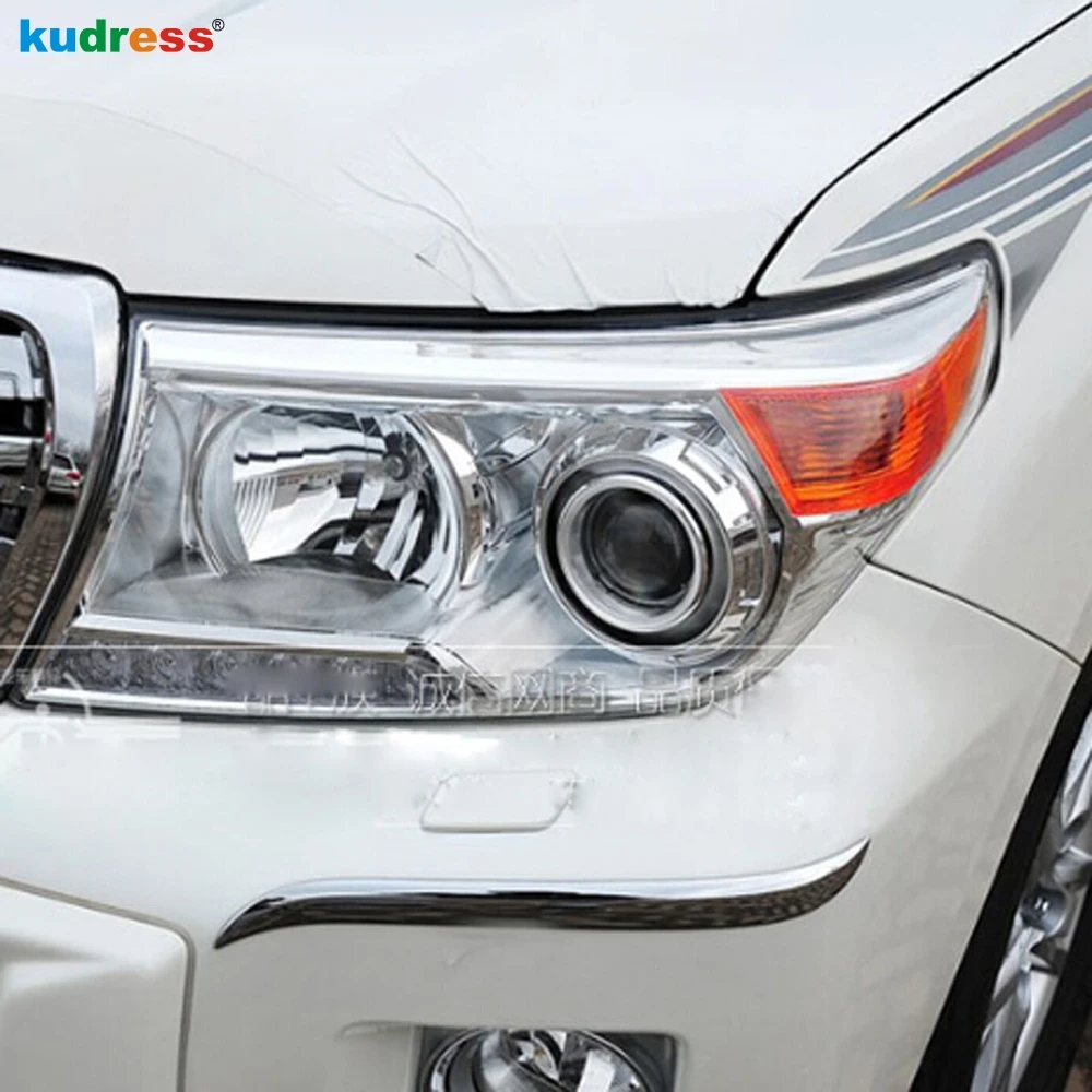 Для Toyota Land Cruiser LC200 FJ200 2013 2014 Хромированная передняя угловая противотуманная фара