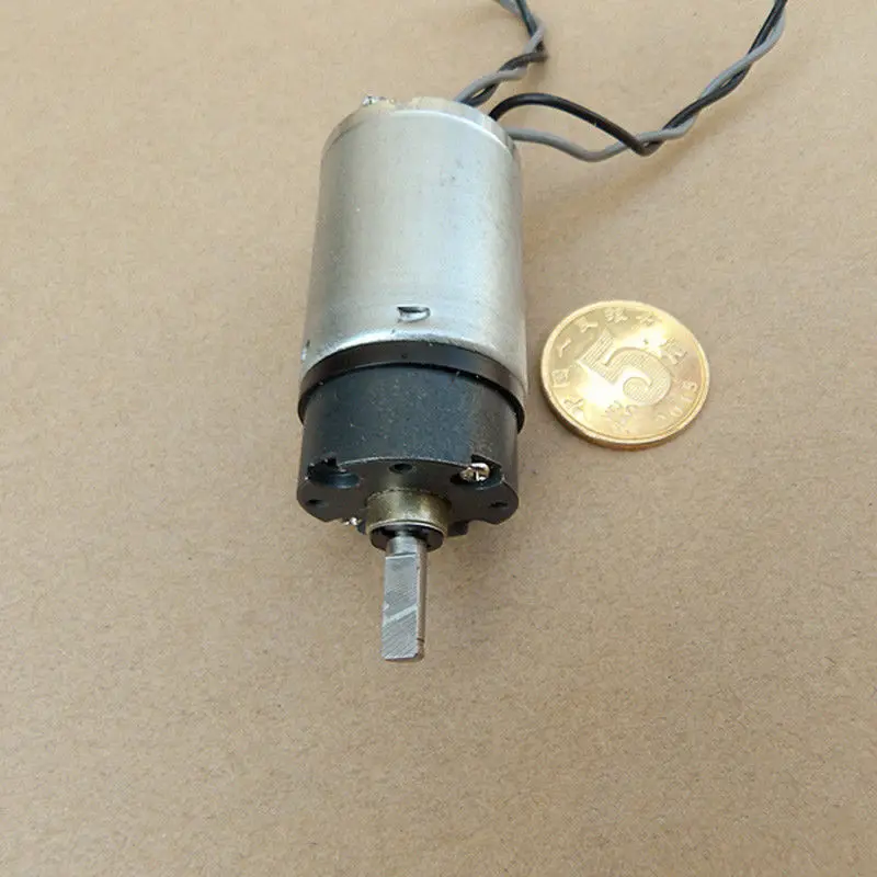 DC 3 V-12 V 6V 156RPM микро 370 планетарный полностью металлический мотор-редуктор