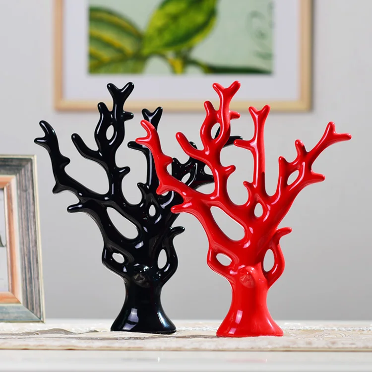 Керамические счастливые деревья 7 цветов домашний декор поделки украшения для