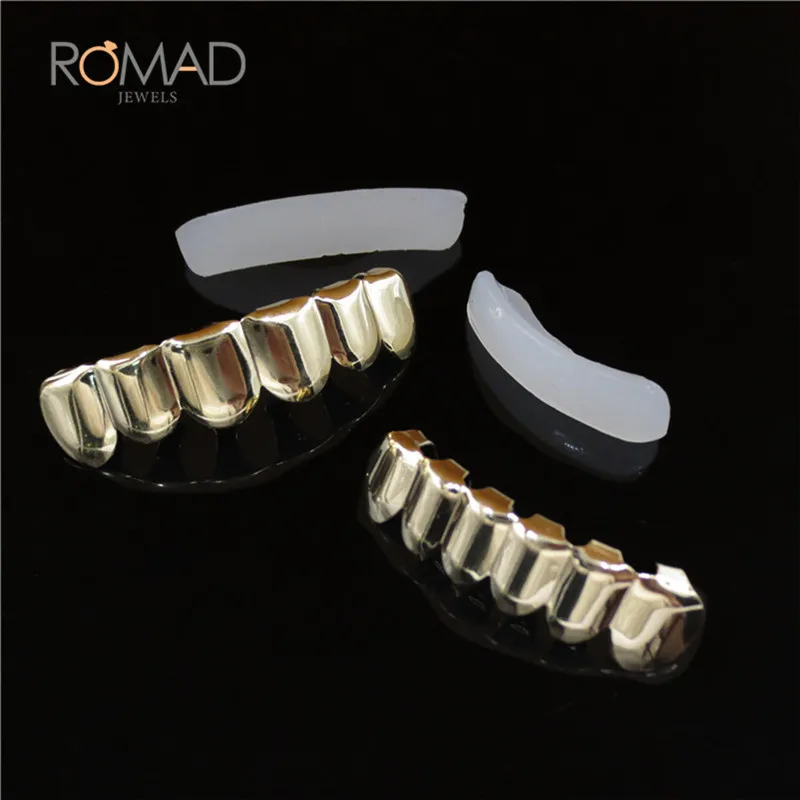 Черный золотой серебряный цвет хип-хоп ЗУБЫ Grillz Top& Bootom Groll Зубы вампира ювелирные изделия лучший подарок на Хэллоуин Z4