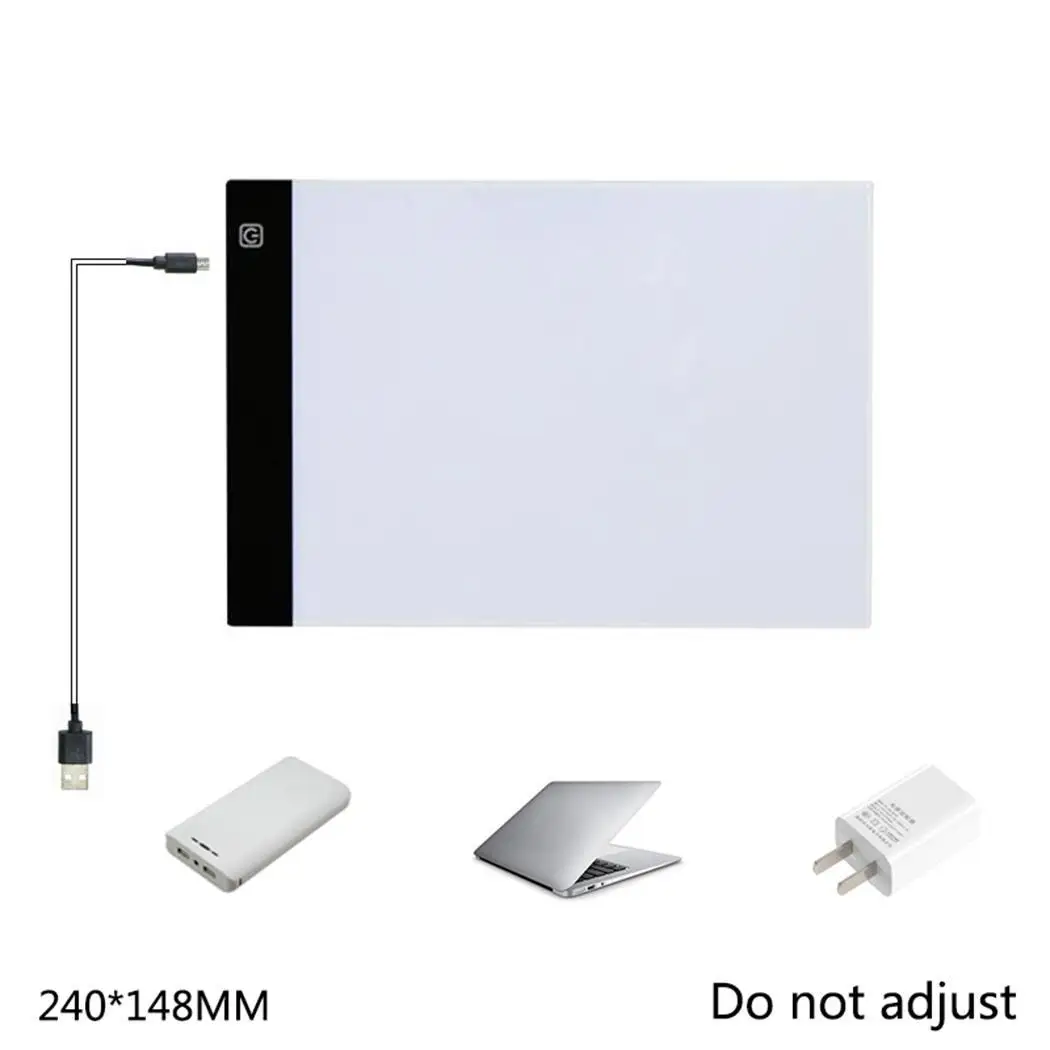Ультратонкий портативный светодиодный копировальный стенд доска для рисования 2