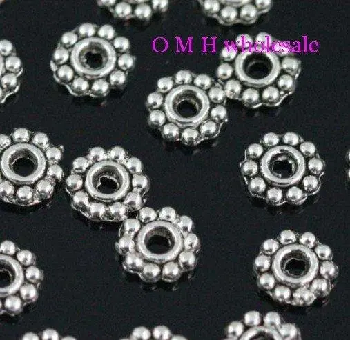 Оптовая продажа Бесплатная доставка 80 шт. металлические бусины для ювелирных