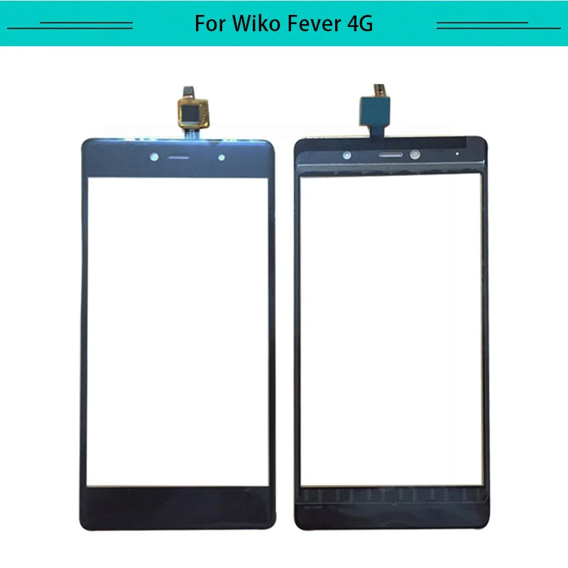 20 шт./лот сенсорный экран для Wiko Fever 4G стекло дигитайзер Сенсорная панель Замена