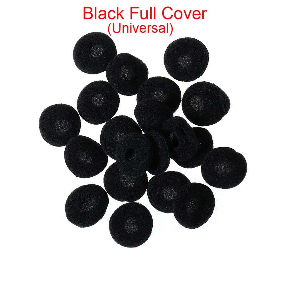 Black Full Cover 40 шт., новая Губка, мягкая пена, сменная мягкая губка для наушников, чехол для наушников Airpods, противоскользящая губка для наушников - Цвет: Black Full Cover