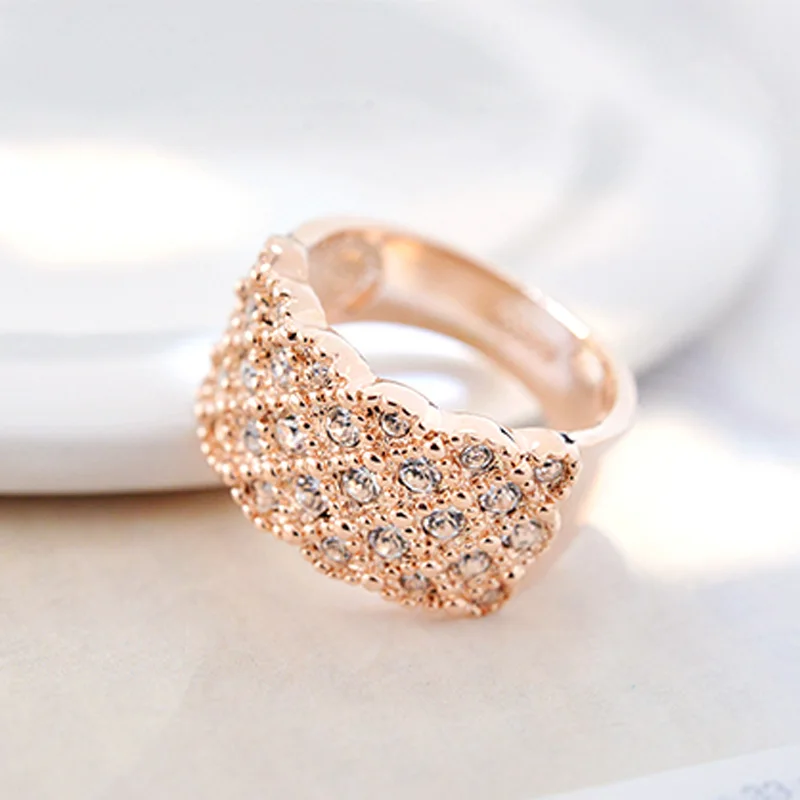 MOONROCY модные ювелирные изделия из фианита цвета розового золота серебряного