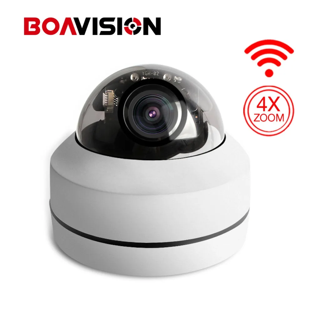 HD 1080 P Беспроводной PTZ IP Камера 4X зум Onvif 2 5 дюймов Wi Fi куполообразная камера