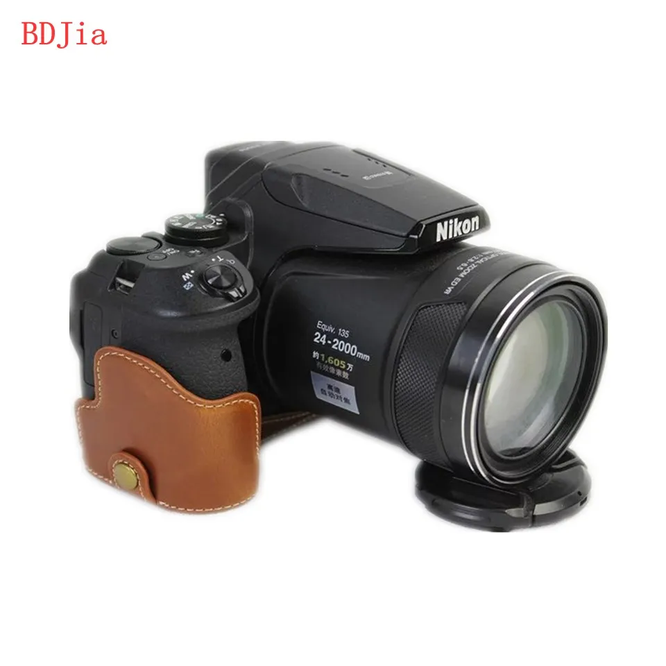 Новинка чехол для камеры Nikon P900 P900s комплект из искусственной кожи с крышкой и