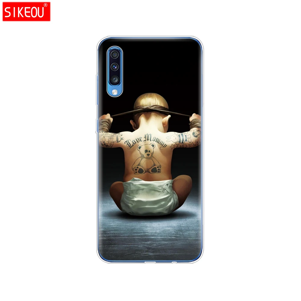 For Samsung A70 Case Soft TPU Phone Back Cover For Samsung Galaxy A70 silicon Cases Coque Capa A 70 A705 A705F bumper Cat - Цвет: 12064