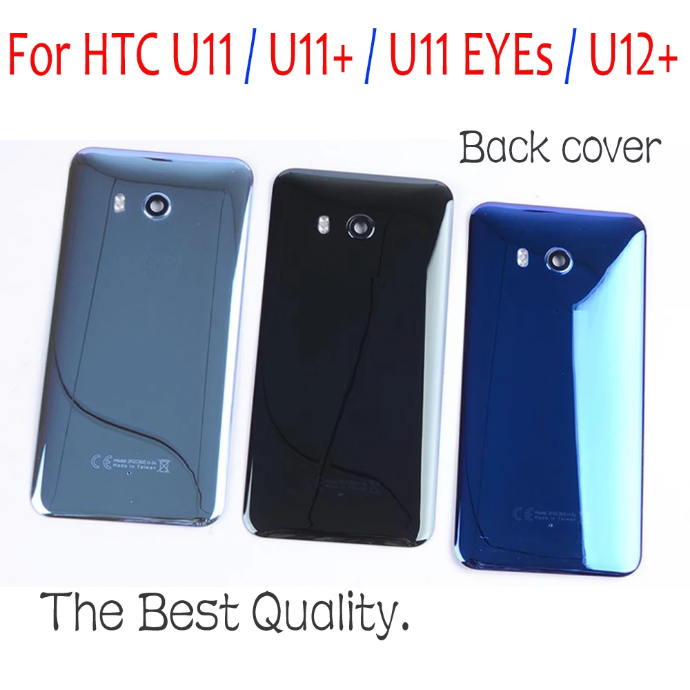 Задняя стеклянная крышка корпуса для HTC U11/ U11 + Plus / EYES/U12 задняя аккумулятора чехол