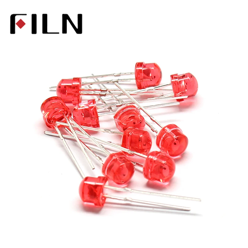 100 шт./лот 5 мм красный двунаправленный светодиодный светодиод свет лампа