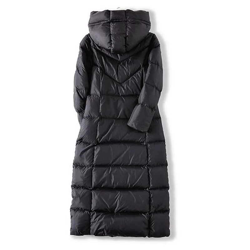 Теплая Женская парка высокого качества зимняя куртка 2018 пальто с капюшоном