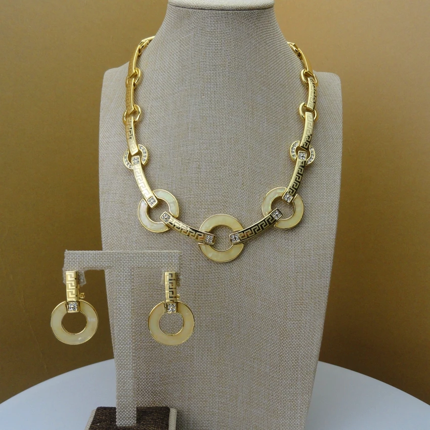 Yuminglai дизайн Роскошные Дубай Jewlries дамы Африканский комплект ювелирных изделий FHK5627