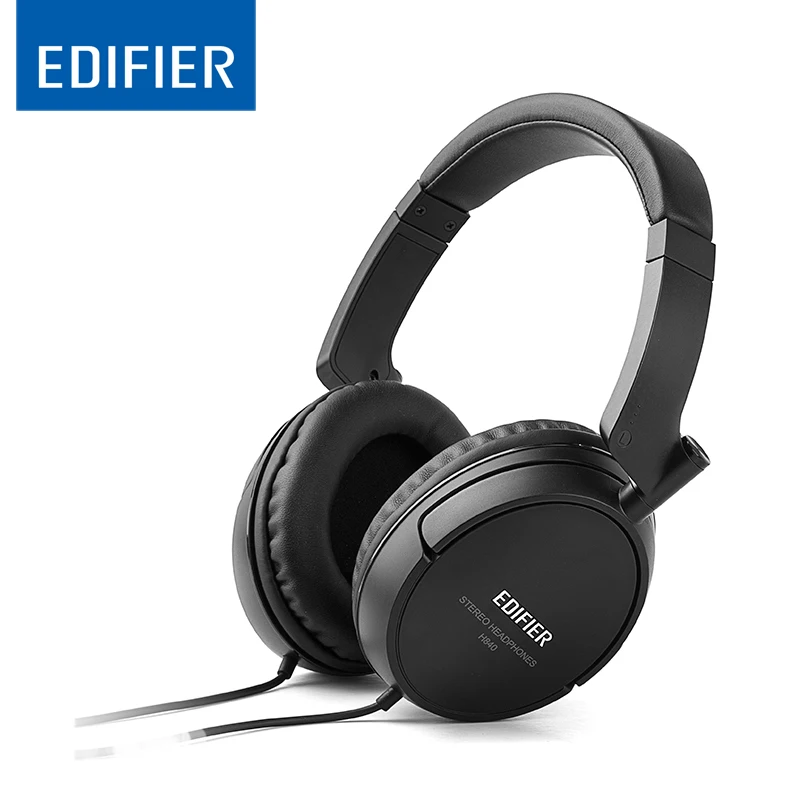 EDIFIER H840 Audiophile на ухо наушники Hi Fi вкладыши Шум изоляции аудиофилов закрытым