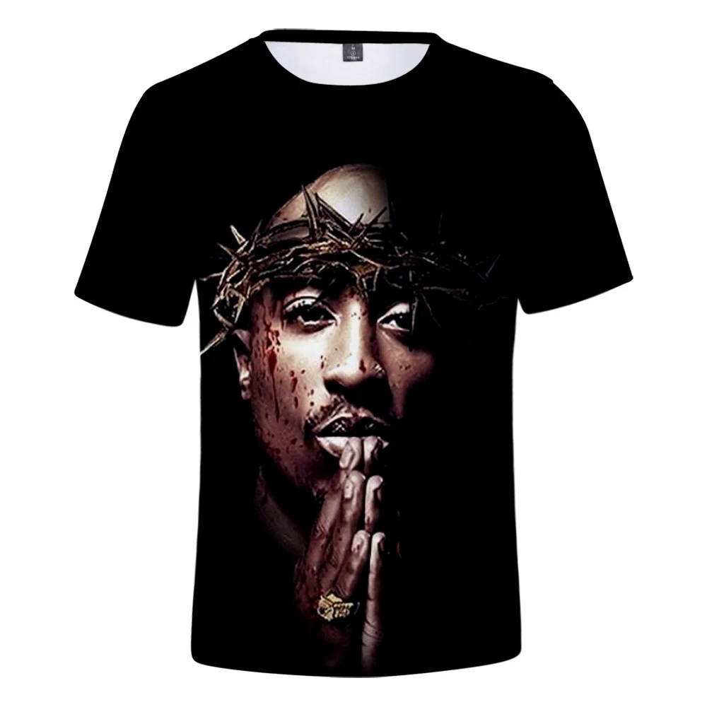 

New Fashion 2PAC T-shirt Men/Women Fashion Casual Harajuku Style T shirt 3D Print 2PAC Hip Hop T-shirt Handsome Mens Tees Top