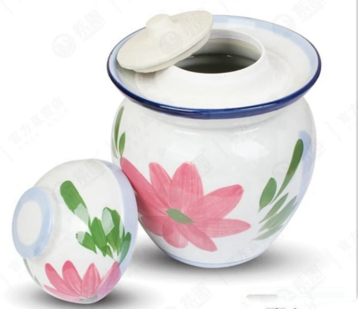 Много Jingdezhen керамический синий и белый фарфор сосуд для хранения
