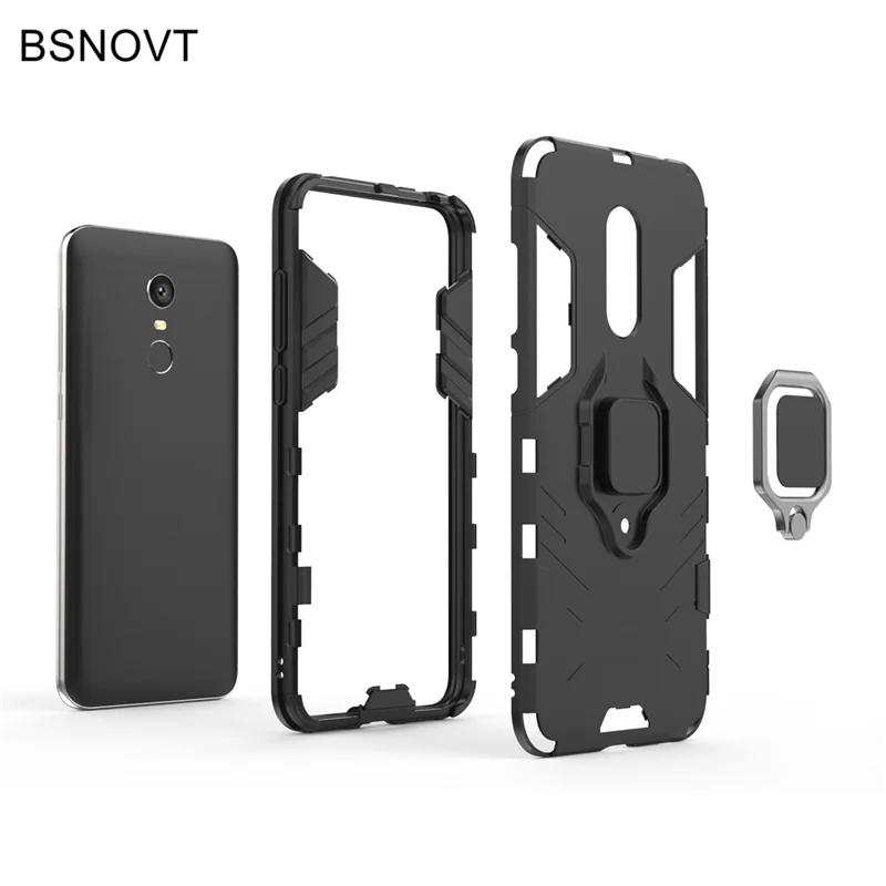BSNOVT для Xiaomi Redmi 5 Plus противоударный чехол на палец кольцо магнитный держатель