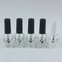 1pcs 8ml 10ml empty nail polish bottles transparent nail polish with a lid empty cosmetic containers glass