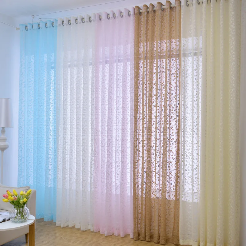 Tequila Lace Net Gauze Window 100 WithCurtains for Living Room Bedroom Study Balcony Wholesale | Дом и сад