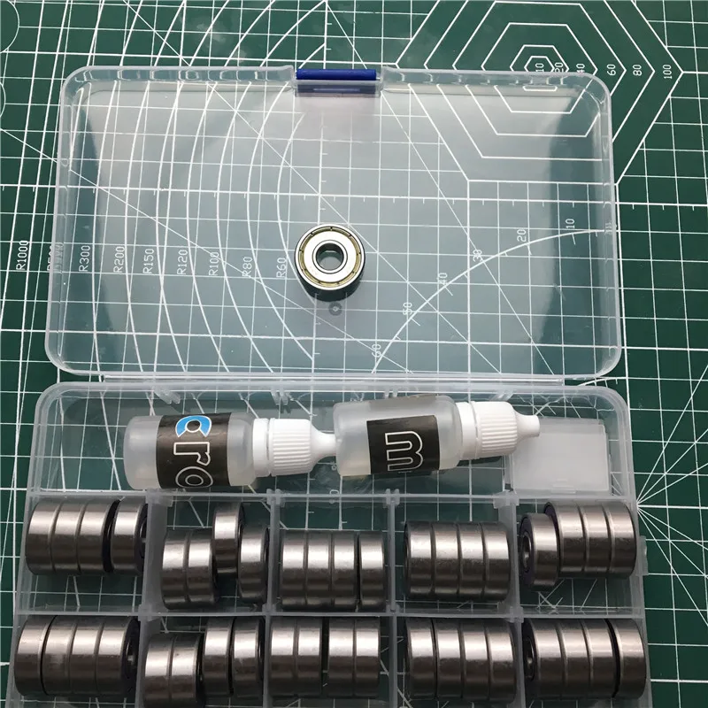 50 шт./лот 608 ZZ 608-2RS ABEC-7 8X22X7 608Z миниатюрный радиальный шарикоподшипник с глубоким