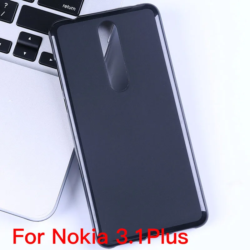 Матовые черные чехлы из ТПУ для Nokia 3 1 Plus + TA 1118 6 дюймов защитный цветной чехол