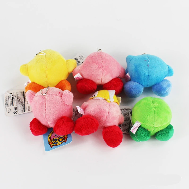 1 pcs 7 CM Cute Star Kirby Plush Keychain Popopo Small Pendant Children Gifts | Игрушки и хобби