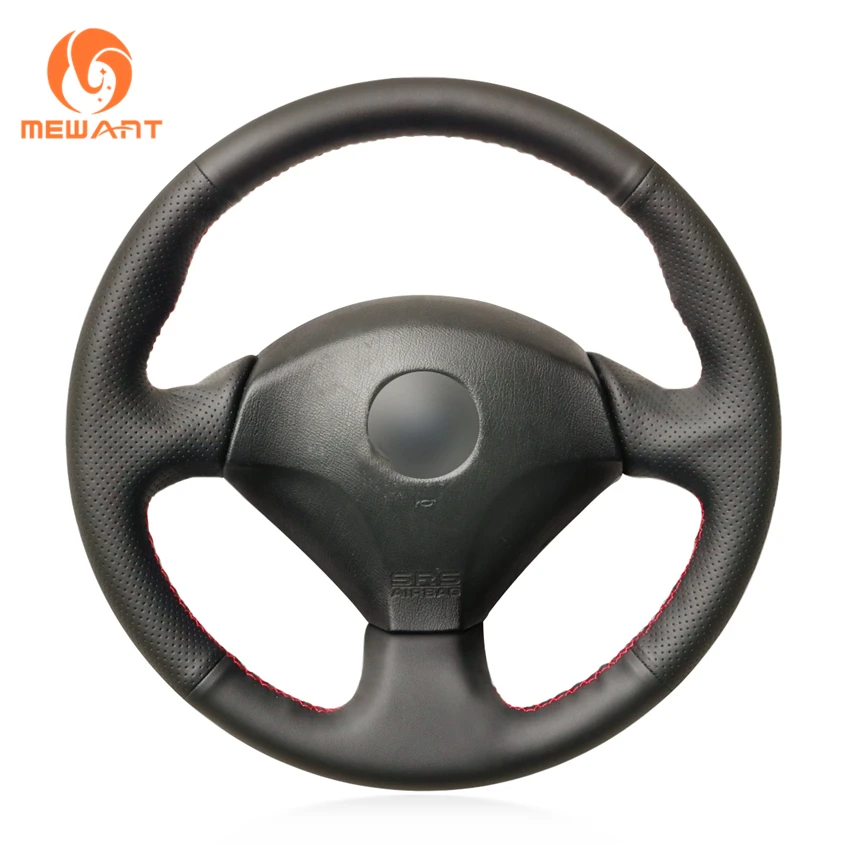 MEWANT черная накладка на руль из натуральной кожи для Honda S2000 Civic Type R Integra Insight SI Acura RSX