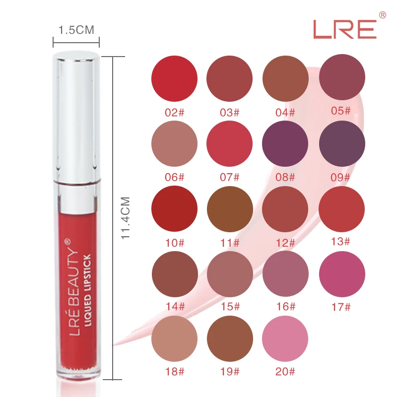 LRE BEAUTY Водонепроницаемый, Быстросохнущий блеск для губ