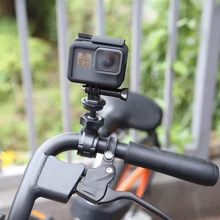 Крепление на руль для GoPro Hero 8 7 6 5 Black Xiaomi Yi 4K Sjcam Sj4000 Eken Cycling для Go Pro 7 5 аксессуар