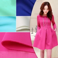 spacewadding fabric air layer cloth cotton vacuum knitted garment four sides elastic thick sewing clothing dress coat 16050cm
