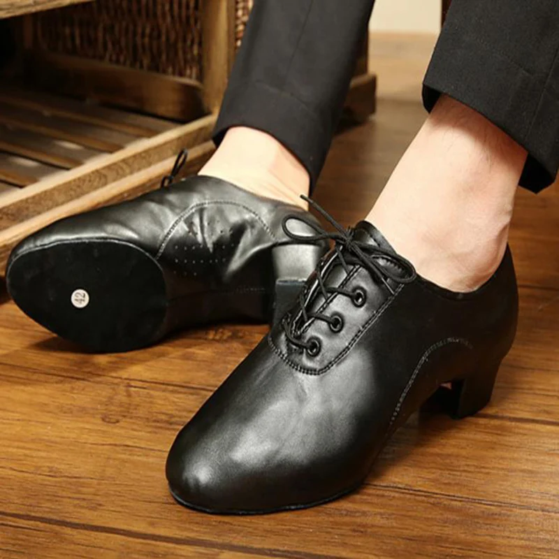 Women Latin Dance Shoes Cowhide soft bottom Black PU Sports Shoe MEN Latin Indoor Cheap Girl BOY  Practicing Great Discount 701