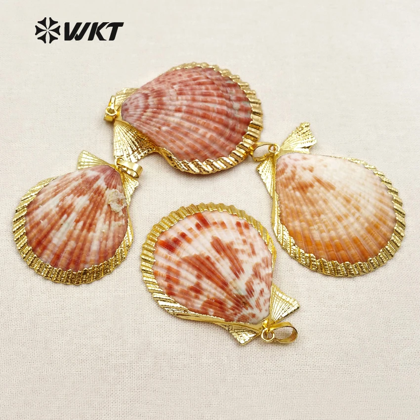 WT-JP006 WKT красочный специальный кулон в виде ракушки для модных женских ювелирных