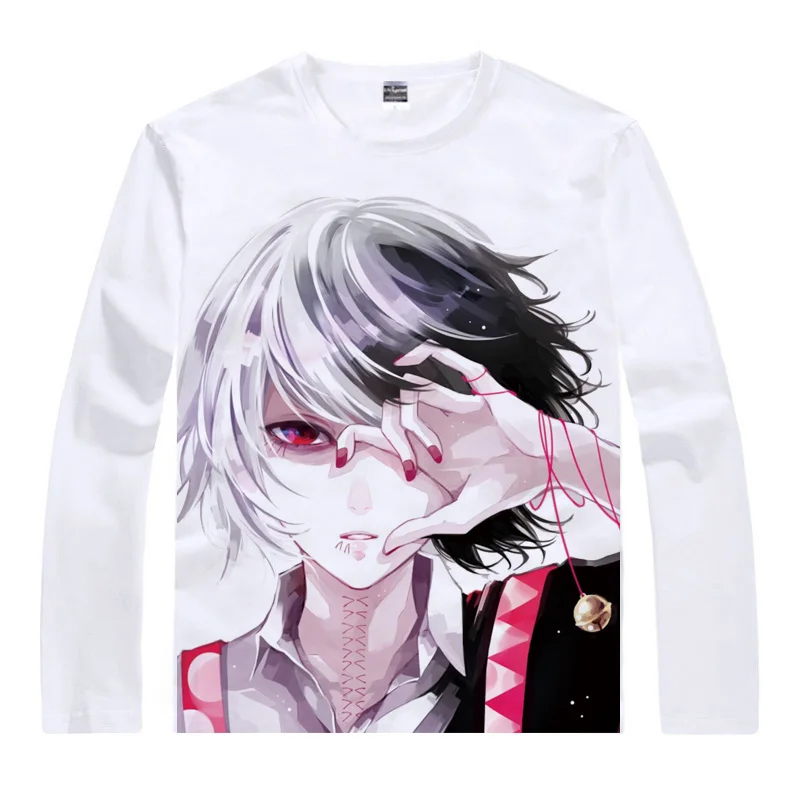 Мужская футболка COOLPRINT Ken Kaneki Haise Sasaki Токийский Гуль футболки с длинным рукавом