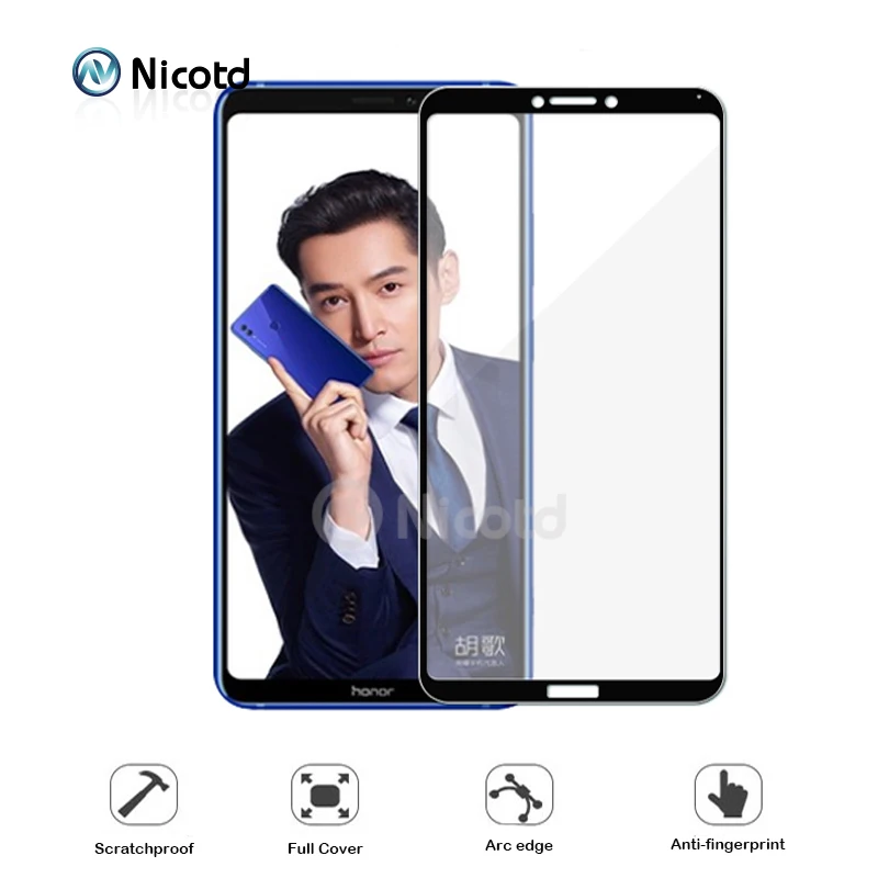 Защитное стекло закаленное 3D для Huawei Honor Note 10/P20 pro Lite/Mate 10 | Мобильные телефоны и