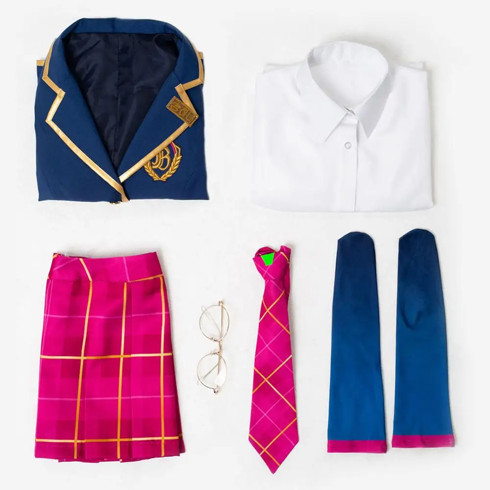 Полный комплект костюма персонажа АУ косплей платье школьная форма два Хана