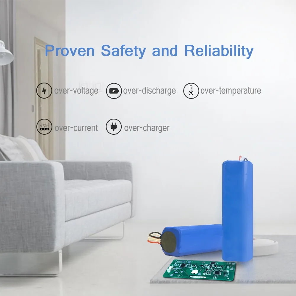 Высококачественный перезаряжаемый аккумулятор для робота Xiaomi mijia 14,8 V 5300mAh roborock S50 S51 аксессуары для робота-пылесоса