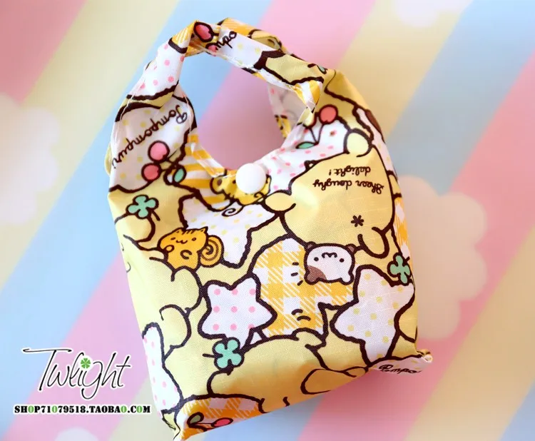Мультяшная Мелодия cinnamoroll пудинг собака Оксфорд ткань сумка на плечо портативный Эко-дружественные продуктовые сумки Многоразовые Сумки для дам