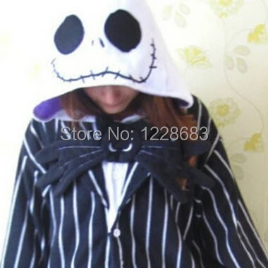 Новый взрослый вечерние Джек Скеллингтон Пижамный комбинезон размера плюс от XS