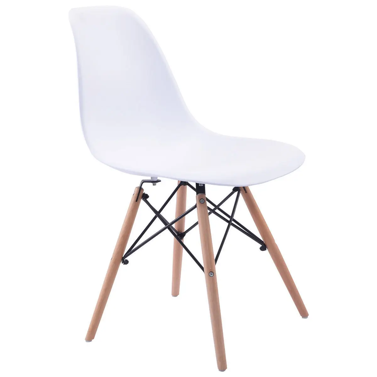 Набор из 2 х предметов Giantex обеденный стул среднего века современные деревянные