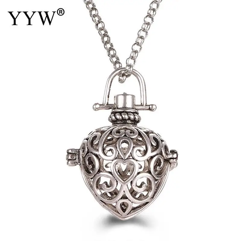 Подвеска-медальон в форме сердца для женщин и девочек кулон с маслом - купить по