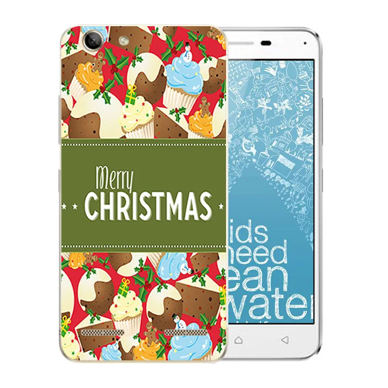 Phone Cases for Lenovo Vibe K5 Covers Plus Lemon 3 A6020 Bags Merry X'MAS Pattern Soft TPU Silicon Case For A 6020 |