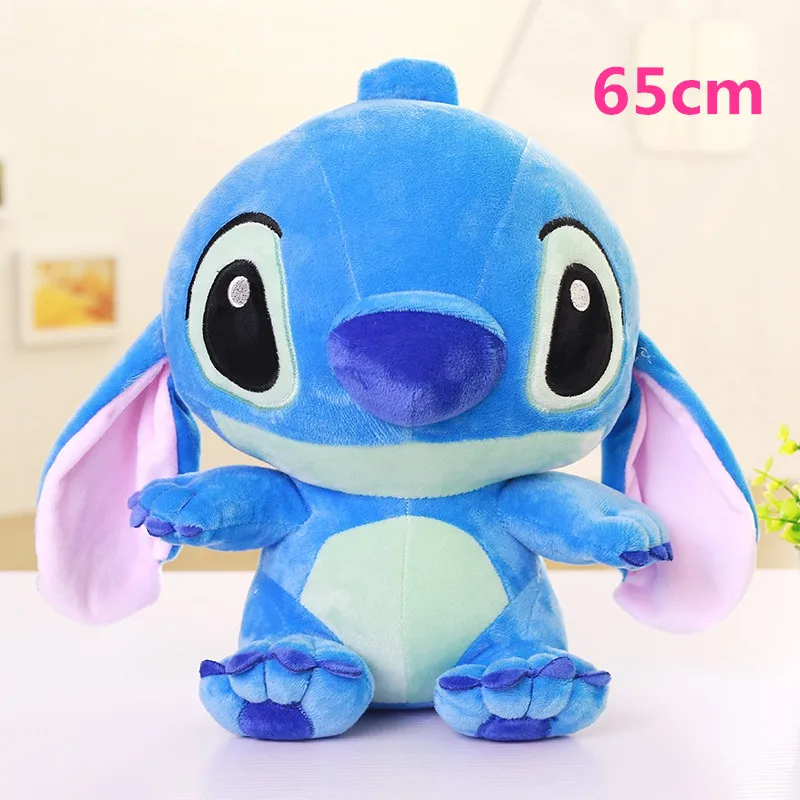 65cm blue 35-80 см милый мультфильм Ститч Лило& Ститч плюшевая игрушка кукла Дети мягкая игрушка для ребенка день рождения Рождество Дети Ребенок подарки - Цвет: 65cm blue