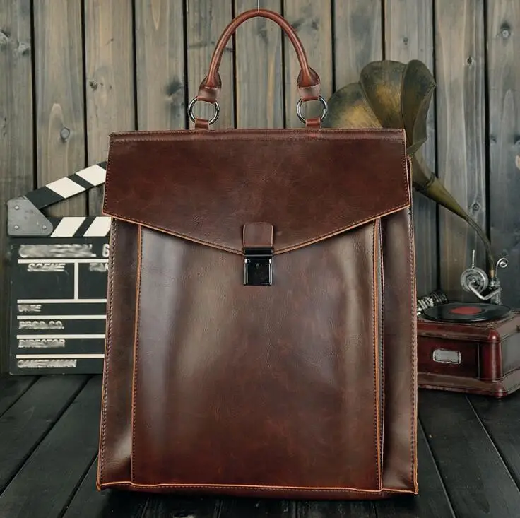 Винтажный Мужской кожаный рюкзак X Online 011817|leather backpack|vintage leather backpackbackpack sales |