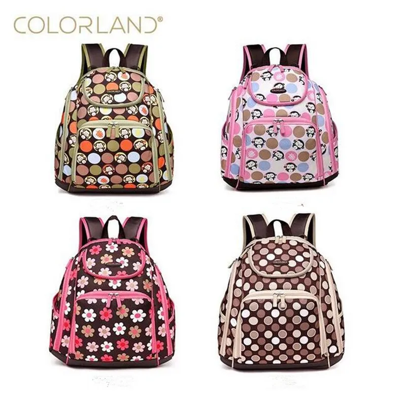 Colorland эргономичная сумка для детских подгузников рюкзак водонепроницаемая мам и