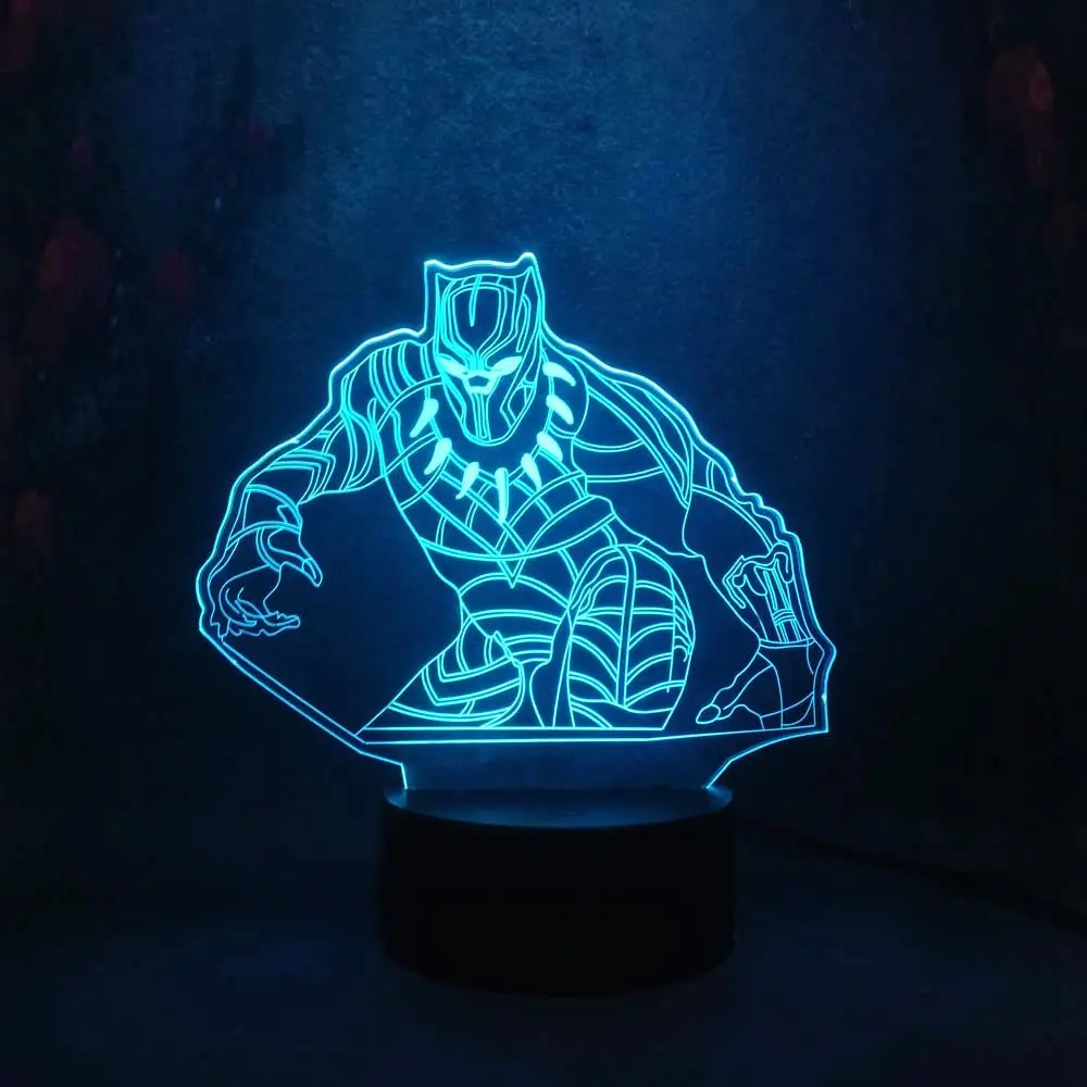 Хит продаж игрушка Marvel moive фигурка Черная пантера Декор настольная Юбилейная