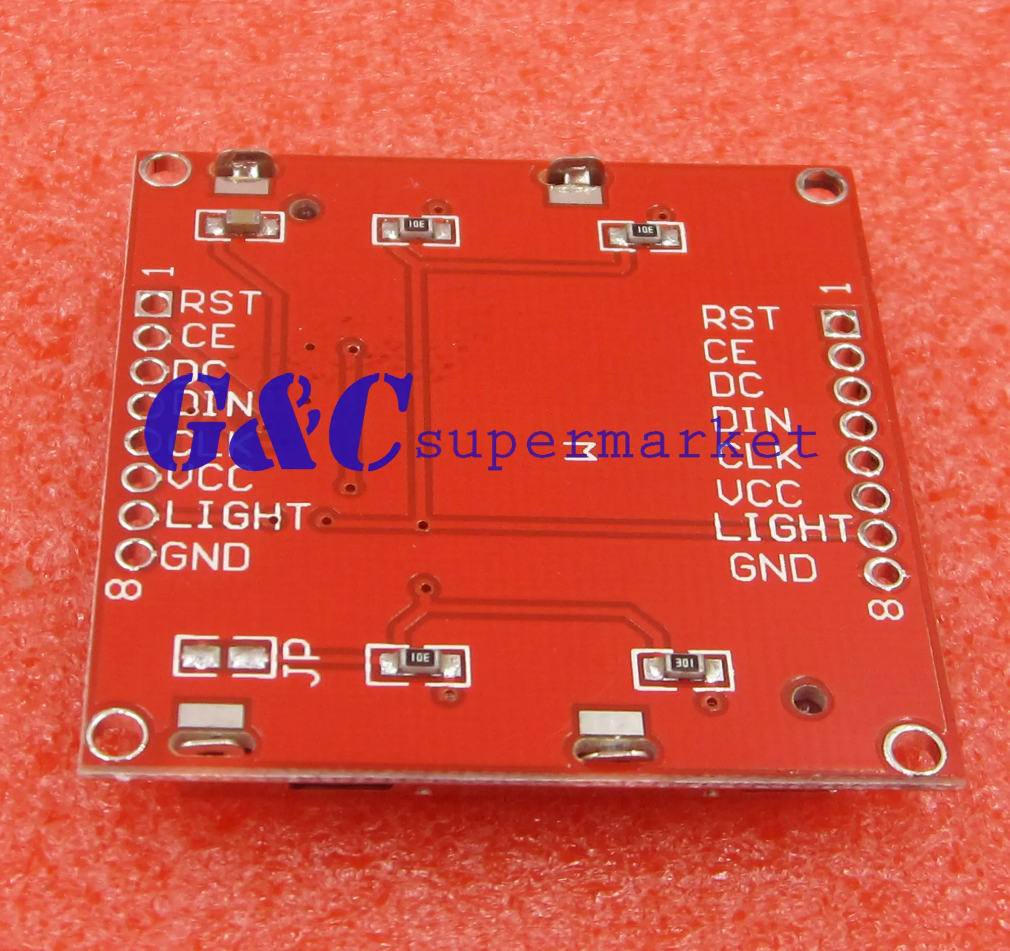 84x48 модуль ЖКД синий адаптер с подсветкой PCB 5110 lcd | Электронные компоненты и