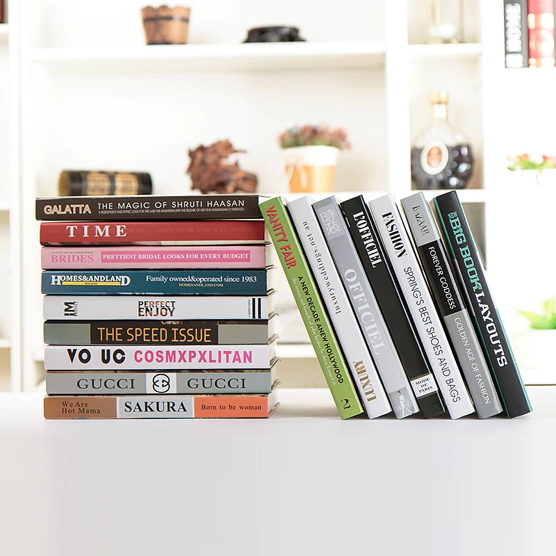 16 шт. современные украшения фотографии журнал фальшивого книги Реквизит типа