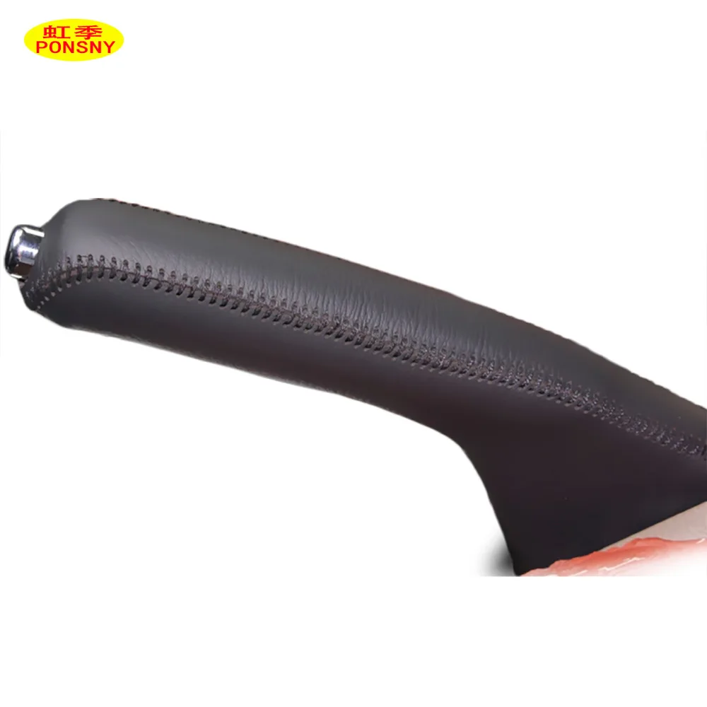 Чехол для TOYOTA RAV4 2009 ~ 2012 дюймов ручной тормоз из натуральной кожи Рычажные ручки